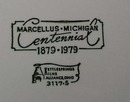 Kettlesprings Marcellus Michigan Centennial plate