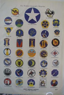 World War II Insignia pictures Ad 1943