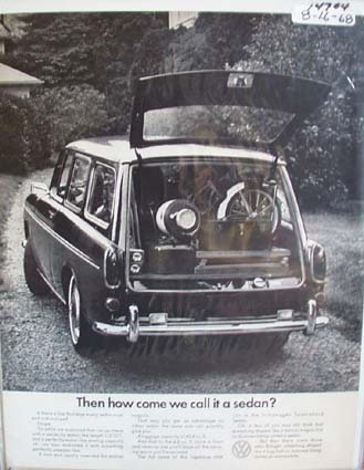 VW How Come we Call It a Sedan Ad 1968.
