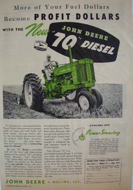 John Deere Profit Dollars Ad 1954