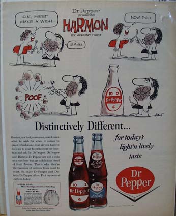 Dr Pepper Make a Wish Ad 1964