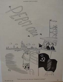 Pepsi Cola Welcome to U.N. ad 1947