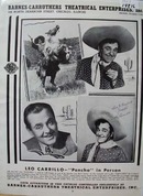 Leo Carillo as Pauncho Ad 1957