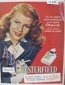 Chesterfield Cigarettes Rita Hayworth Ad 1947