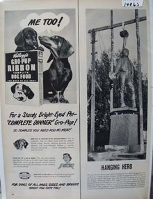 Kellogg's Gro Pup Dog Food Ad 1950