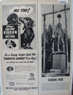 Kellogg's Gro Pup Dog Food Ad 1950