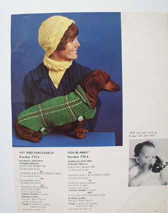 Nantuck Knitting Pattern Ad .