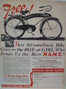 Bicycle Club Free Bike Ad 1939