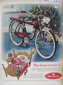 Roadmaster Bicycle Christmas Ad 1952