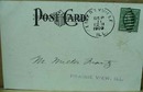 Calendar September 1909 Bank Postcard