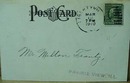 Calendar April 1910 Bank Postcard,