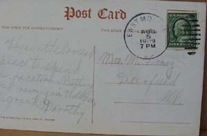 Battle Ground, Campbells Island, Moline postcard.