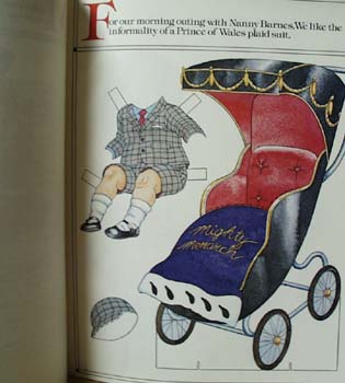 The Royal Baby paper doll Book.