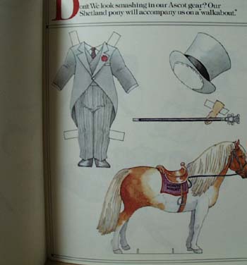 The Royal Baby paper doll Book.