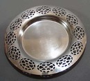 Wm Rogers small round pierced edge plate
