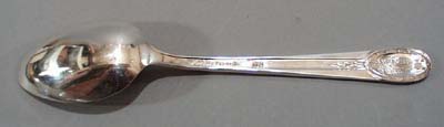 Presidential Spoon, John Adams with Chief Justice Marshall