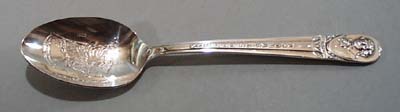 Presidential Spoon, Thomas Jefferson with the United States
