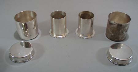 Rockford Silver Co Candle set.