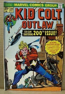 Kid colt Outlaw Nov 200, Marvel comic book