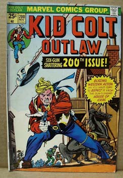 Kid colt Outlaw Nov 200, Marvel comic book