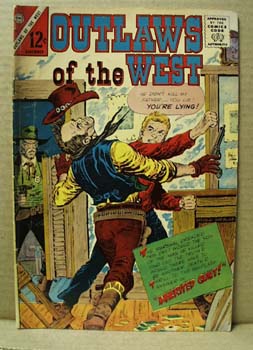 Charlton Comics Outlaws of the West,