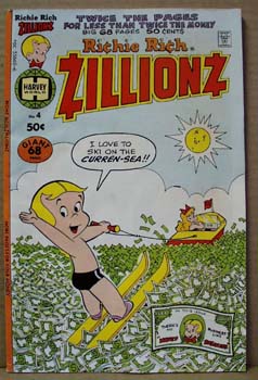 Harvey Comic Richie Rich Zillions, July 1977,