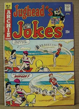 Archie Series Comic Jughead Jokes #41 , October, 1974