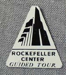 Rockefeller Center Guided tour pocket button.