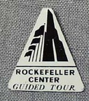 Rockefeller Center Guided tour pocket button.