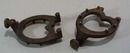 Pr of metal heel attachments.