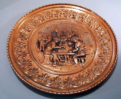 Copper Bar Scene shows men rolling dice.