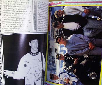 New Kids on the Block Music Autobiography Scrapbook Magazine 1990