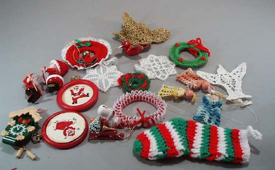 Misc Christmas ornaments/crafts.