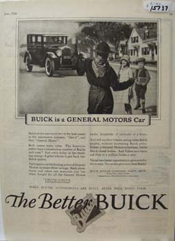 Buick is a General Motors Car Ad 1926