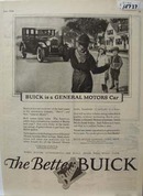 Buick is a General Motors Car Ad 1926
