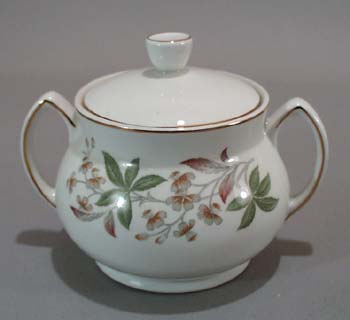 Grindley Arcadia Sugar Bowl is Satin White