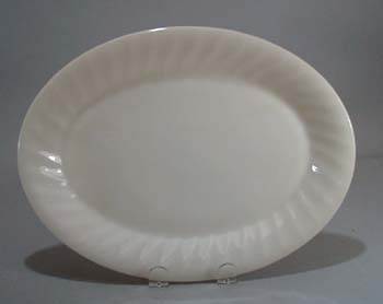 Fire King Ivory Platter is ivory