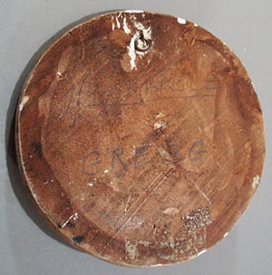 Wall Plaque 3D ship in Chalk/Plaster.