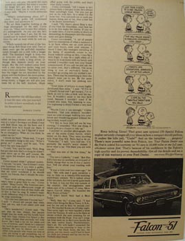Ford Falcon Keep Talking Linus Ad 1960