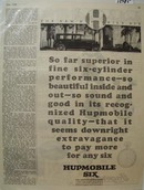 Hupmobile Six Auto Far Superior Ad 1926