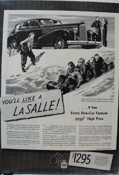LaSalle Has Every Fine Feature Ad 1938
