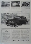 Mercury 8 Choice of Experience Ad 1939