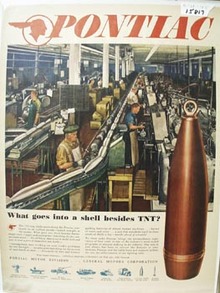 Pontiac What Goes Into a Shell Ad 1945