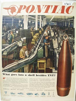Pontiac What Goes Into a Shell Ad 1945