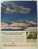 Studebaker Builds Engines for Boeing Ad 1944