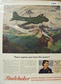 Studebaker Engines Have the Power Ad 1944
