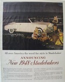Studebaker Word for Style Ad 1948