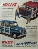 Willly's Works on Weekdays Ad 1951