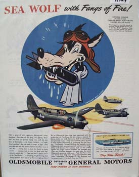Oldsmobile Sea Wolf Ad 1944