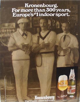 Kronenbourg Beer More than 300 Years Ad 1987